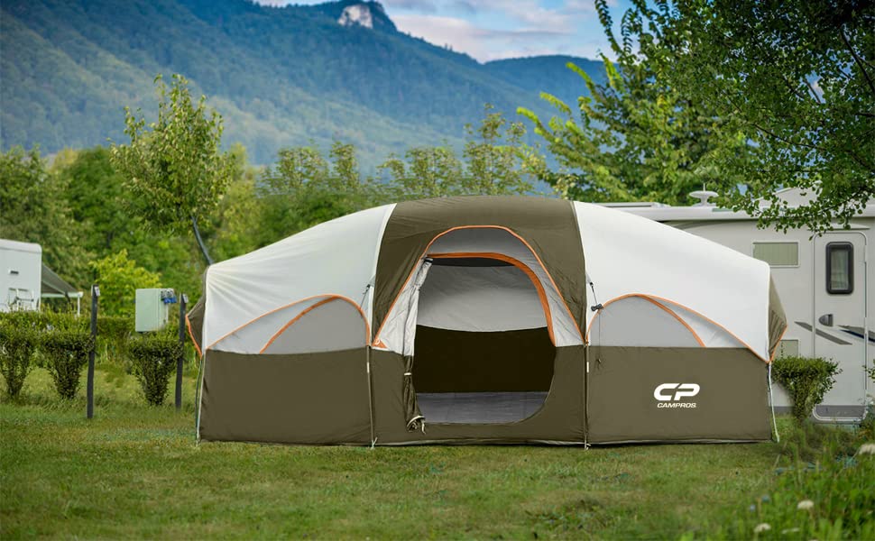 8 Person Camping Tent with Carry Bag Z96228