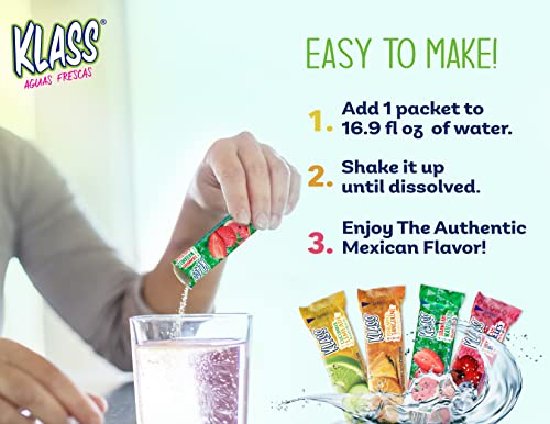 Aguas Frescas Variety Pack, 40 Total On the Go Packets J2286