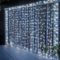 300 LED Warm White Curtain Lights I250626