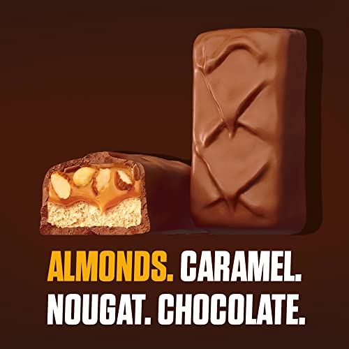 Almond Chocolate Candy Bars 3.23 Ounce 24 Count Box B94343