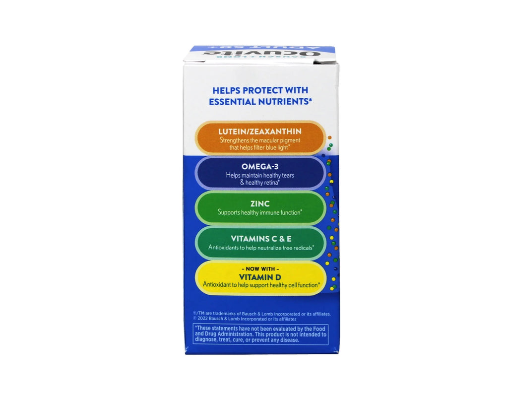 50 ea Pack of 6 Eye Vitamin Softgels Q478461