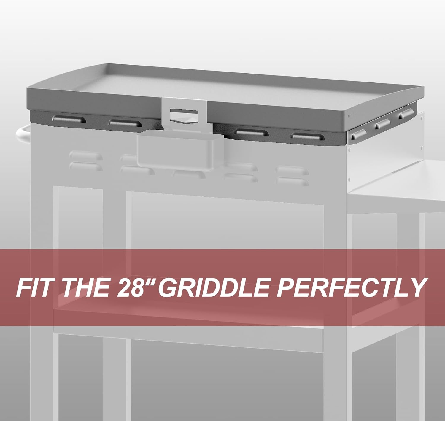 Magnetic Stainless Steel Wind Screen for Griddle O46835