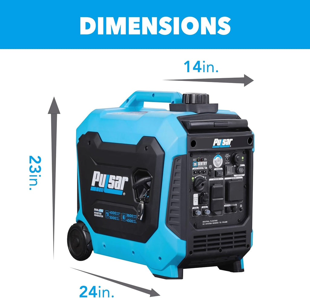 Dual Fuel Portable Inverter Generator with Remote Start M246290