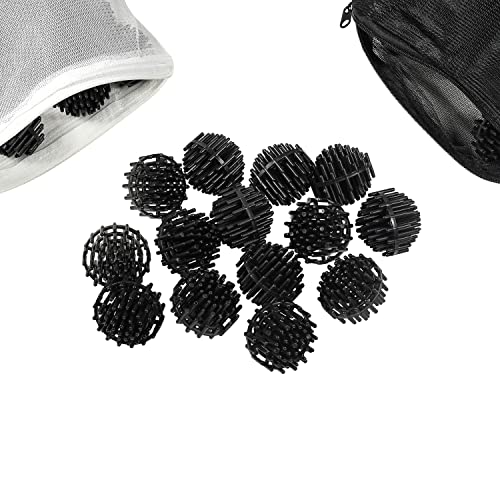 50 pcs 1.5 Inch Bio Balls Filter Media in Mesh Bag with Zipper K803