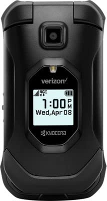 Rugged LTE Flip Cell Phone Black R6199