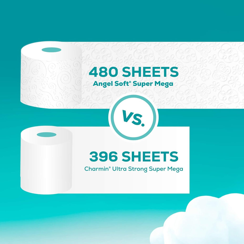 24 Super Mega Rolls Toilet Paper F1450