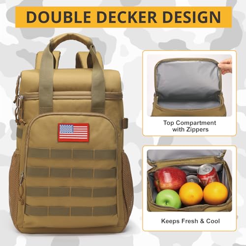 Soft Cooler Backpack Insulated Waterproof Leak Proof N3780
