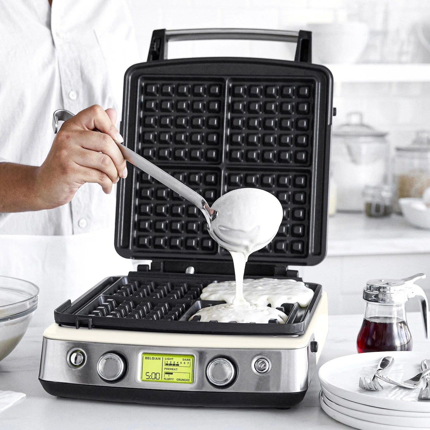 4-Square Waffle Maker V90090