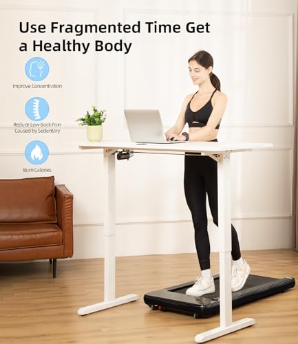 Under Desk Treadmill with Remote Control LED Display Q84470