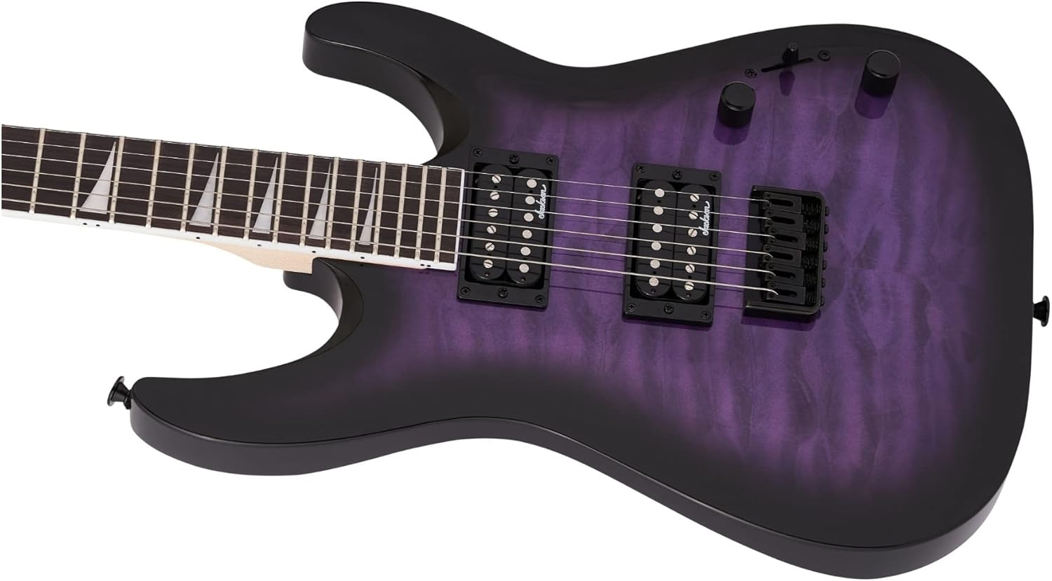 Transparent Purple Burst Arch Top Guitar with Case M872003