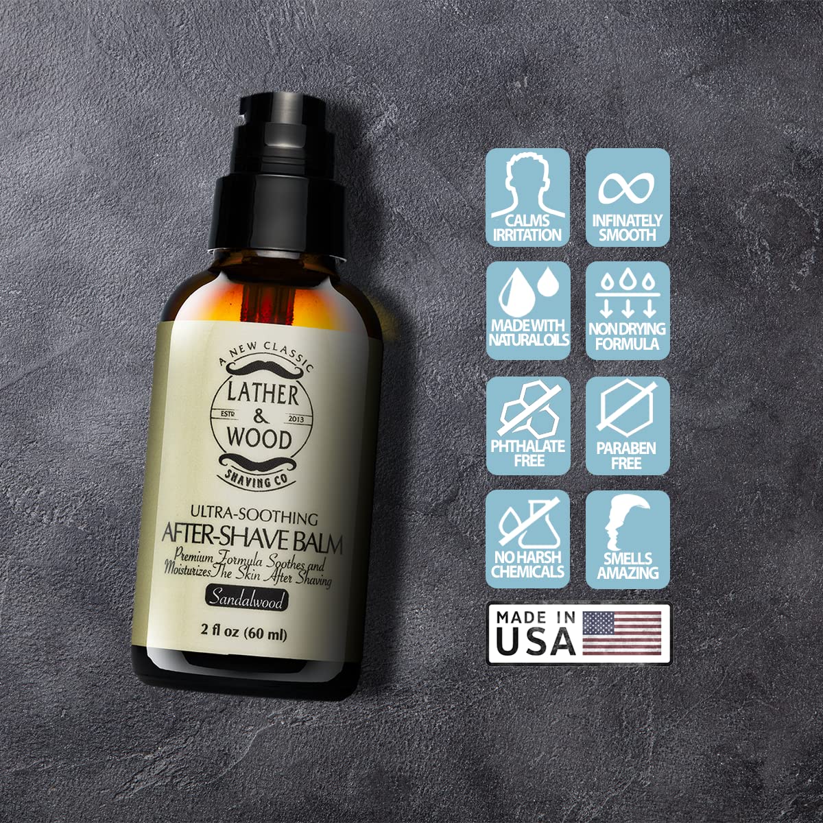 Sandalwood Scent After-shave Balm B374