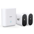 5MP Ultra HD Wireless Security Camera System, 2 Camera Kit with 166° Wide Angle, 240-Day Battery Life, Spotlight Camera, 32G Local Storage N58432