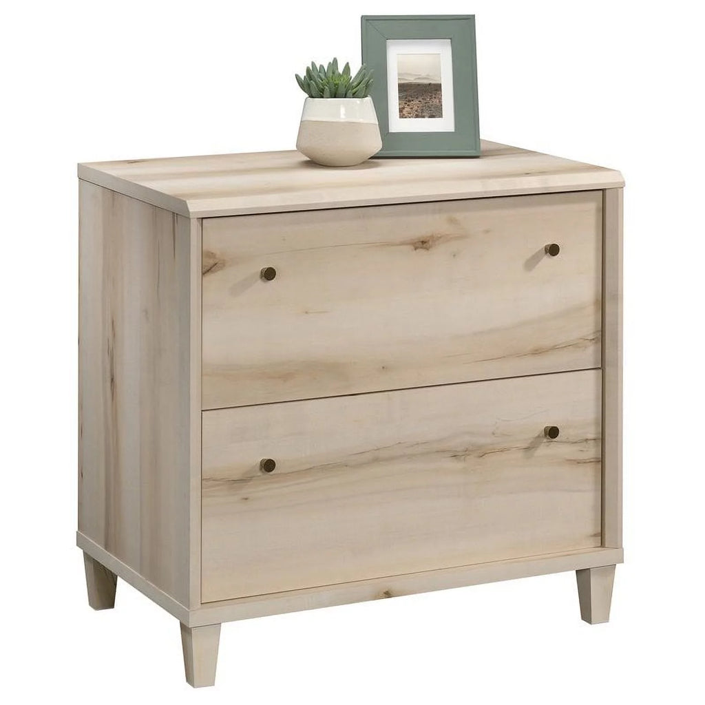 Contemporary Engineered Wood Lateral File Cabinet in Maple W923