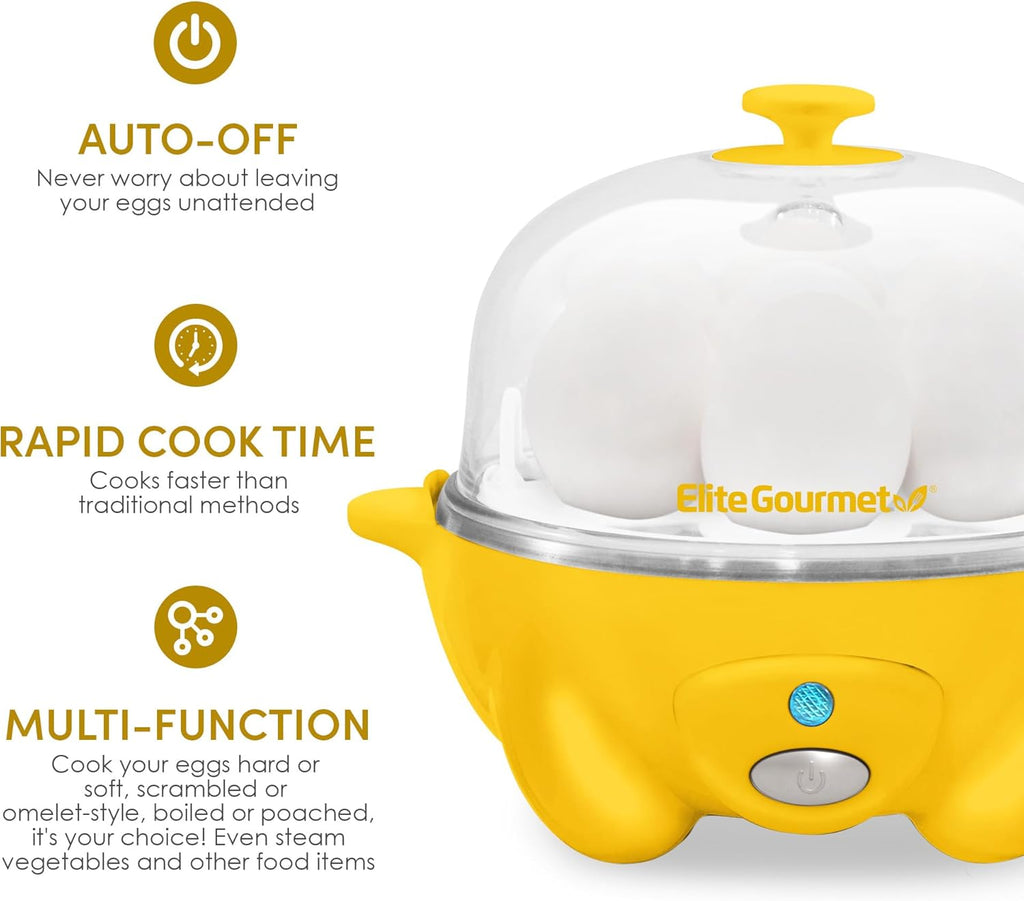 Yellow 7 Egg Cooker G569