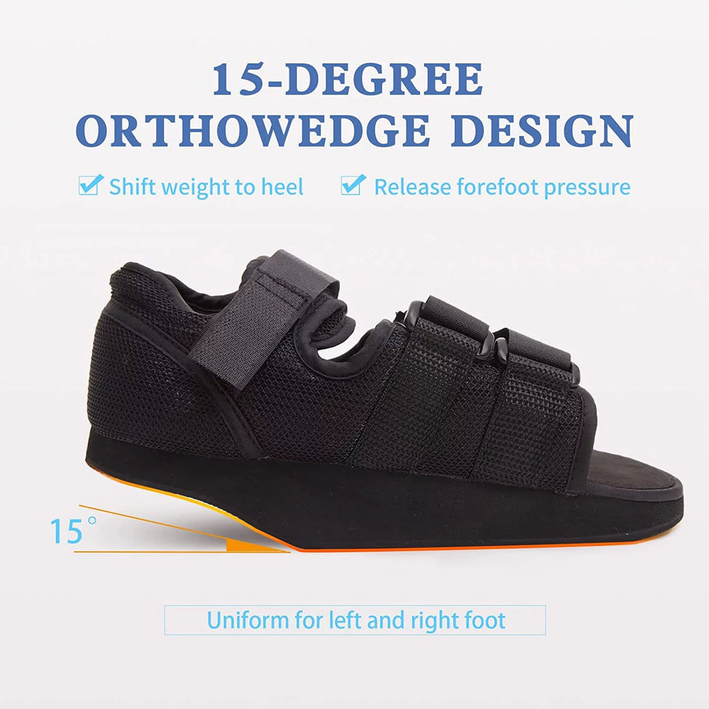Heel Wedge Healing Shoe Lightweight Medical Orthopedic Foot Brace Off-loading Shoes H210