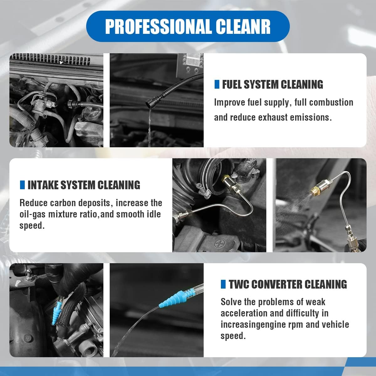 Automotive Fuel Injection System Cleaning Tool O8431