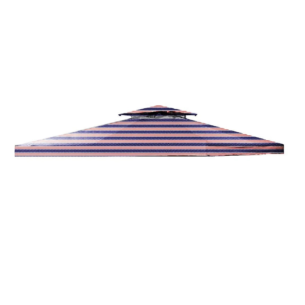 10 x 10 Two-Tiered Replacement Gazebo Canopy Top Cover O9139