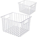 Metal Wire Baskets with Handles J7393