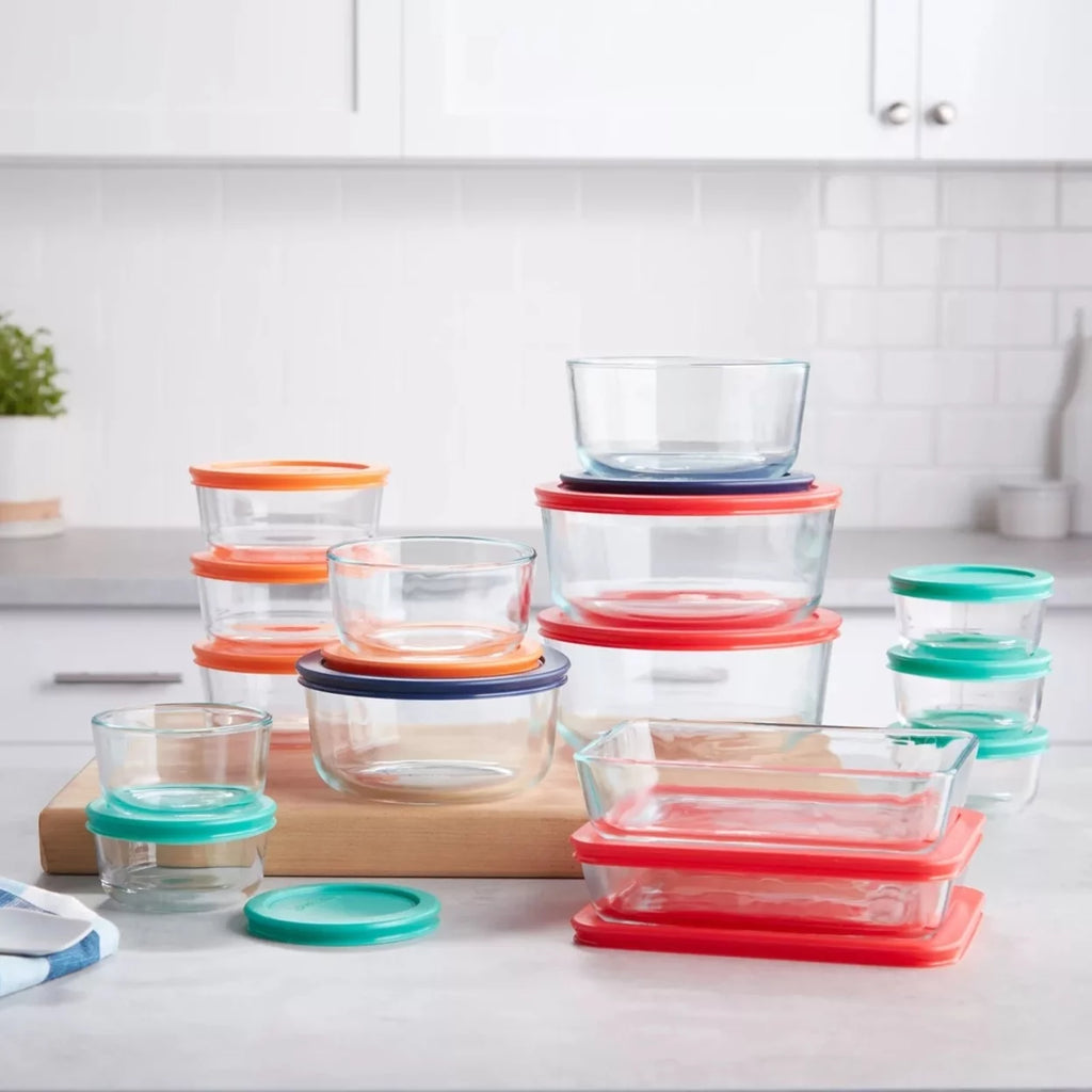 30-Piece Glass Food Storage Containers Z775991