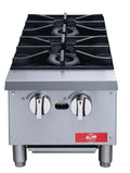 12 in. Two Burner Commercial Hot Plate 56000 BTU Y295