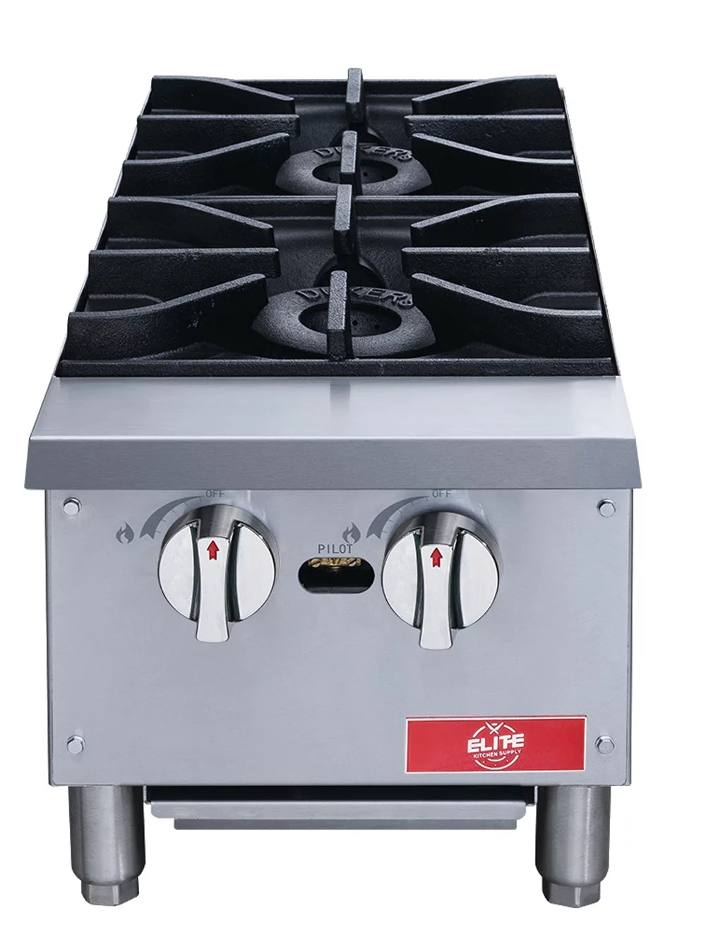 12 in. Two Burner Commercial Hot Plate 56000 BTU Y295
