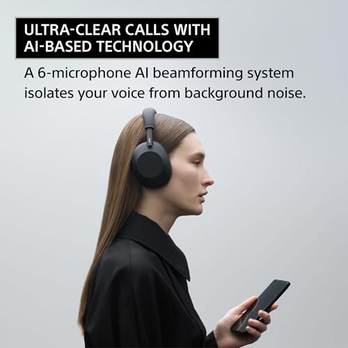 Black Wireless Noise Canceling Headphones with 30-Hour Battery C4485