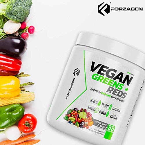 Vegan Greens & Reds Superfood Powder, 35 Servings U264827