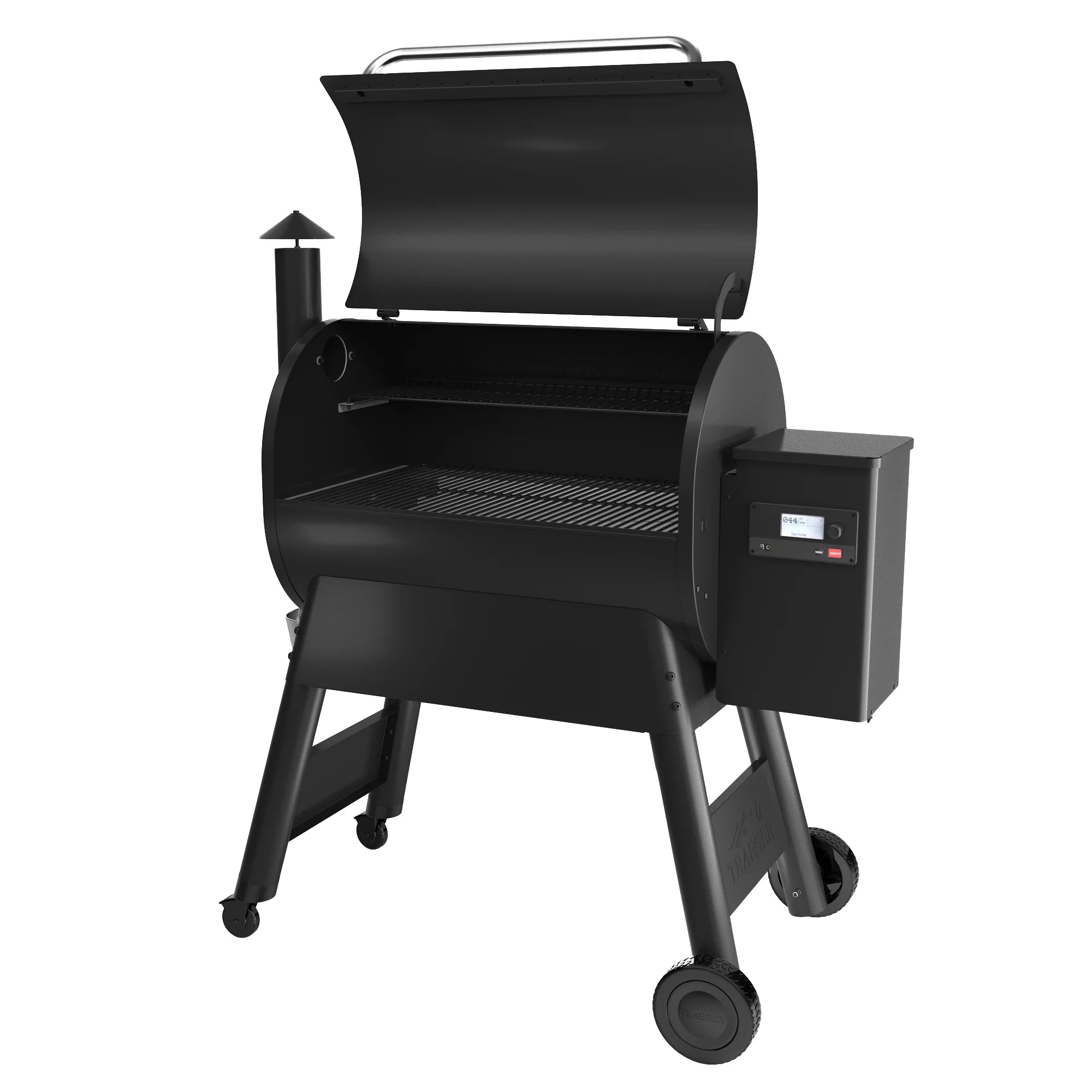 Black Wood Pellet Grill and Smoker V61685