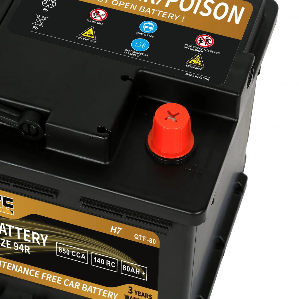 12v 80ah 140RC 850CCA AGM Automotive Battery I287