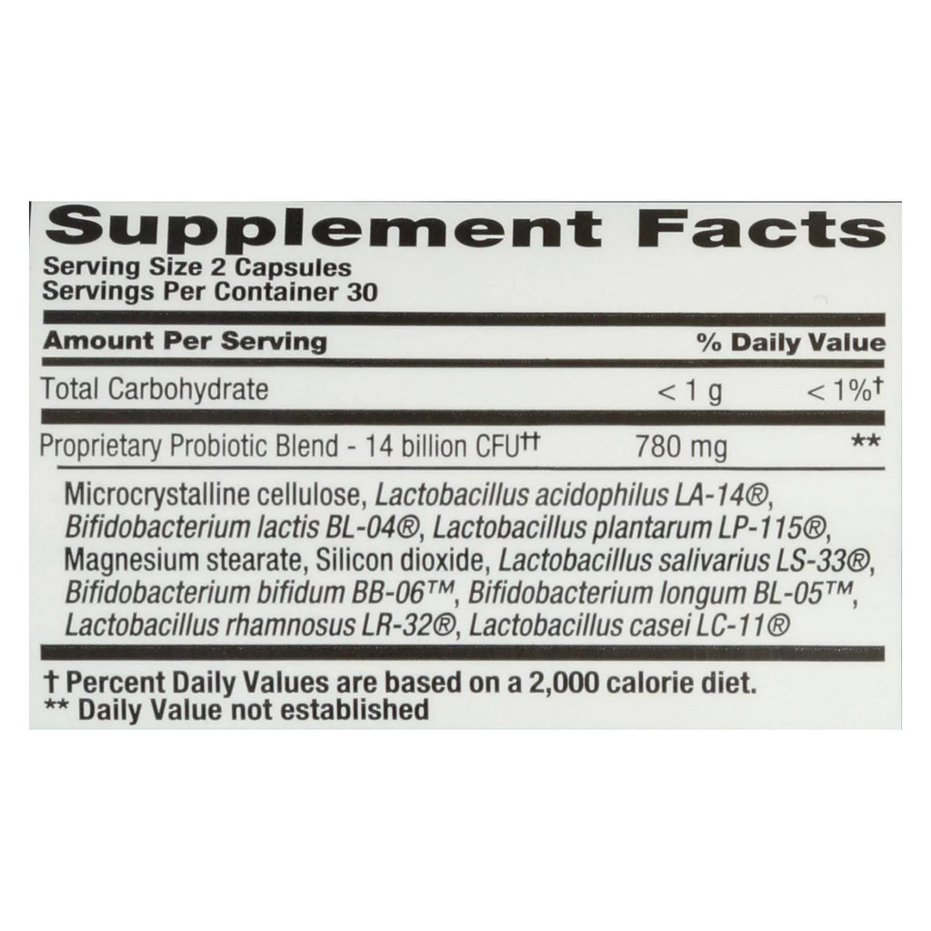 PB 8 Pro-Biotic Acidophilus 500 mg 60 Vegetarian Capsules G759