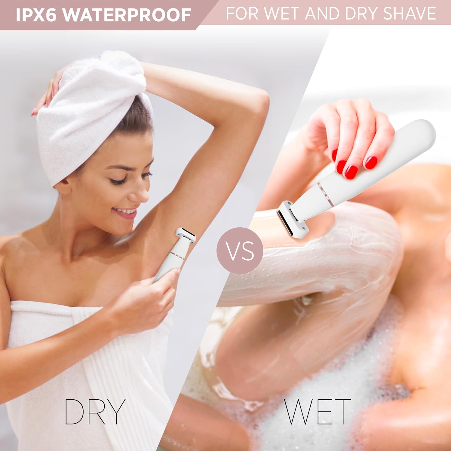 2-in-1 Electric Razor Shaver D72284