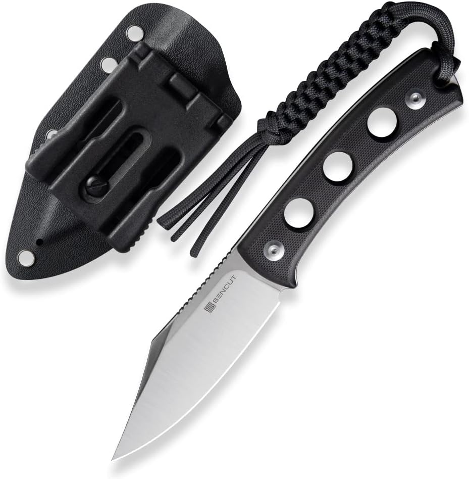 Fixed Blade Knife with G10 Handle and Kydex Sheath L1641
