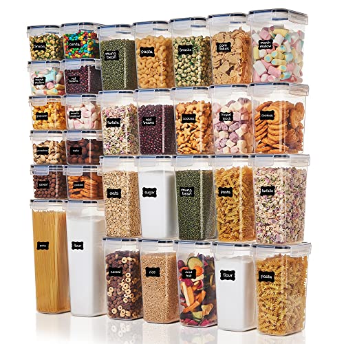32pcs Airtight Food Storage Containers Set, BPA Free Plastic D28988