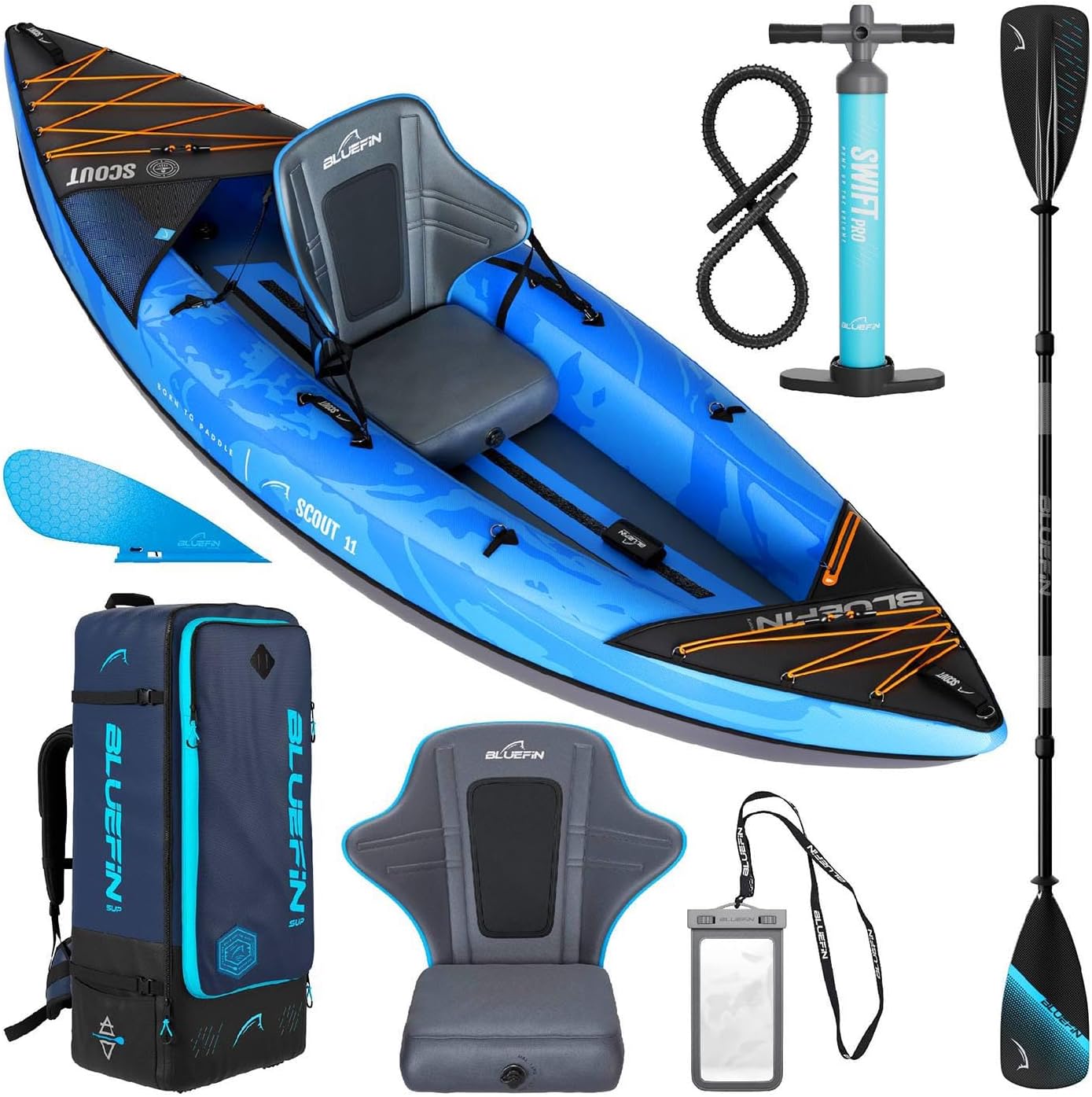 Inflatable 1 Person Kayak U31788