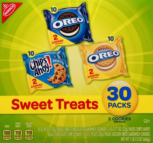 30 Snack Packs Cookie Variety Pack (Pack of 2) M7243