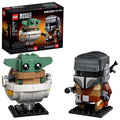 LEGO BrickHeadz Star Wars The Mandalorian & The Child Building Toy D94898