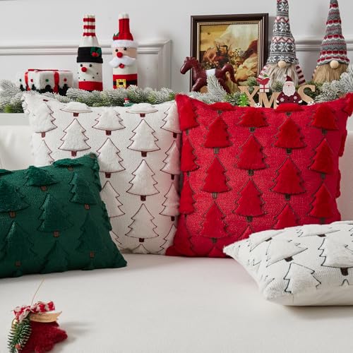 Dark Green 18x18 Inch Set of 2 Plush Faux Fur Throw Pillow Covers Z84815