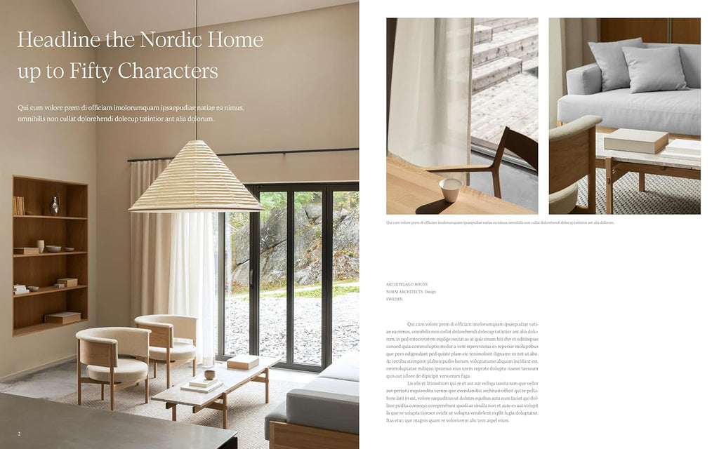 Scandinavian Living Interiors and Design J6194