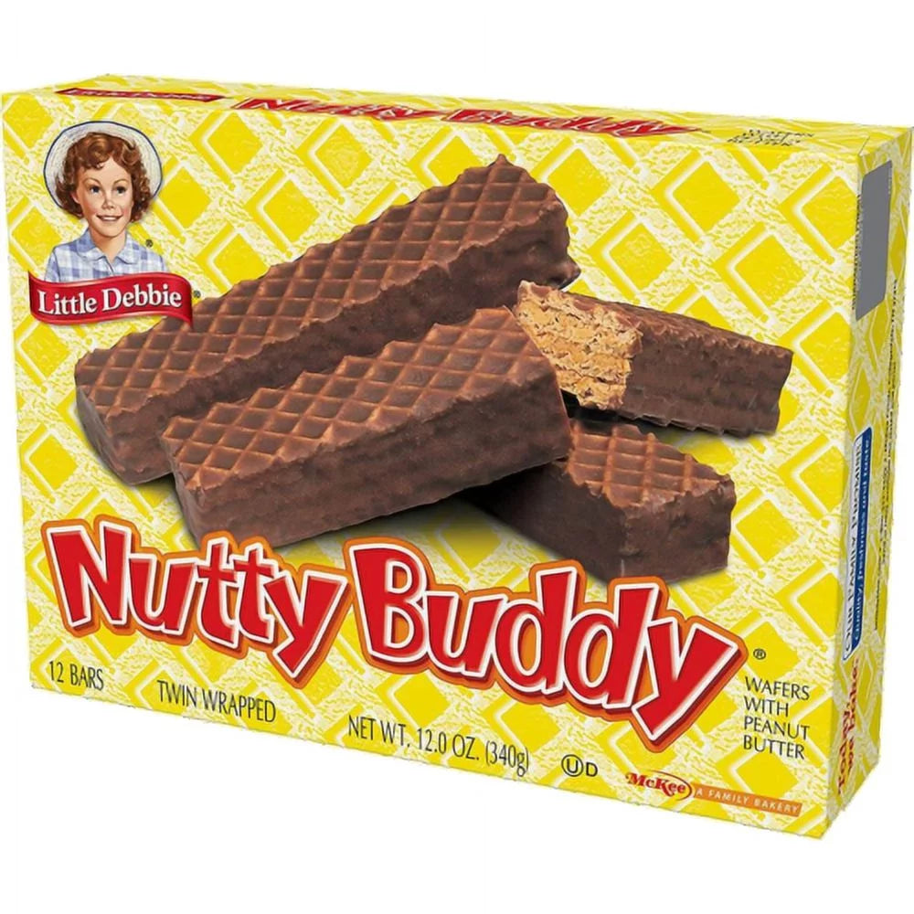 12-Boxes Peanut Butter Wafer Bars V336