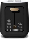 2 Slice Touchscreen Toaster Black Sesame Z541