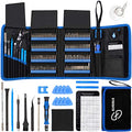 142-Piece Precision Screwdriver Set with 120 Bits Magnetic Repair Tool Kit H200664