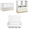 Bianca White Natural 4-in-1 Convertible Crib S93449
