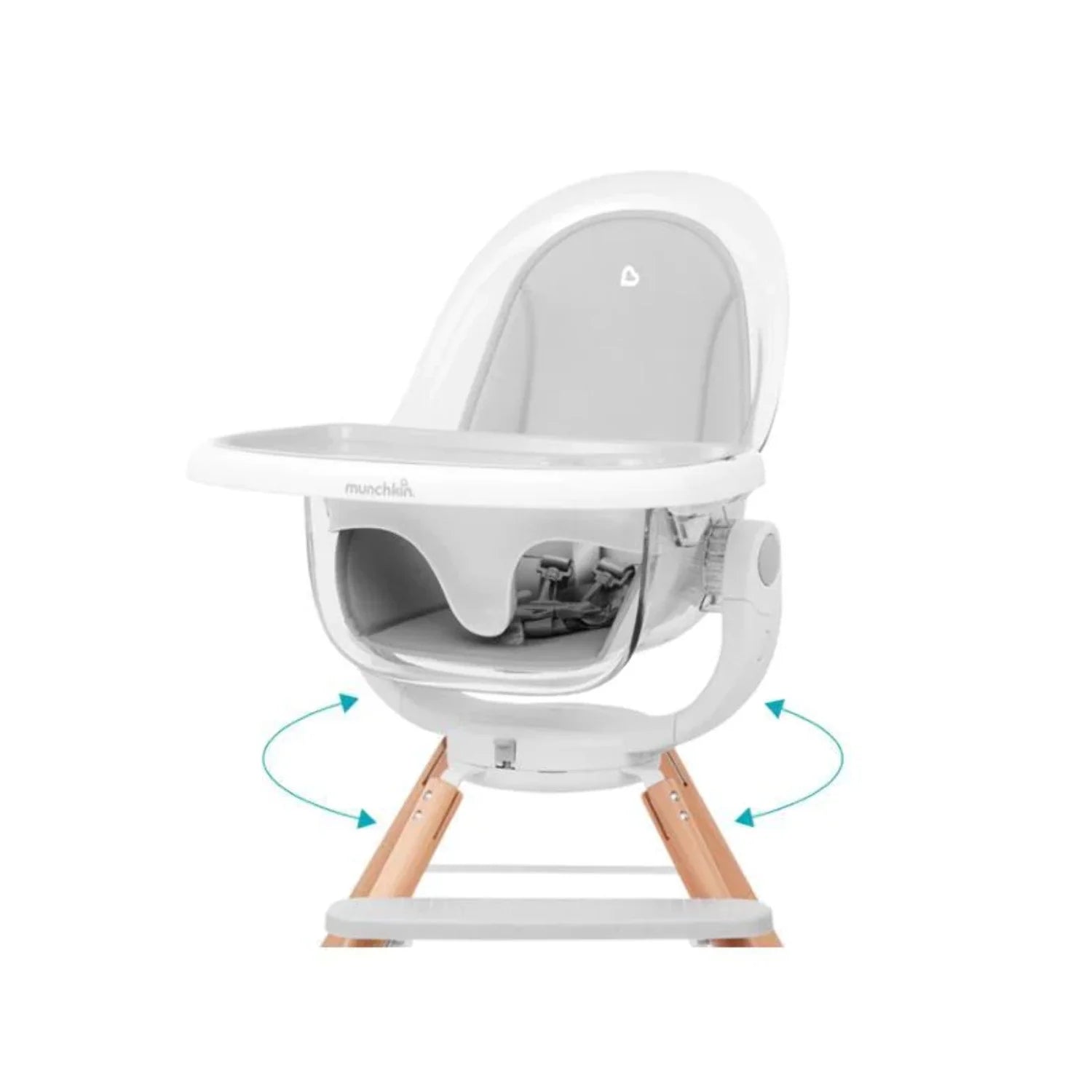 White Baby and Toddler High Chair D94395