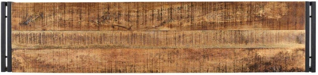 Reclaimed Wood and Metal Bench, 50-Inch H1558