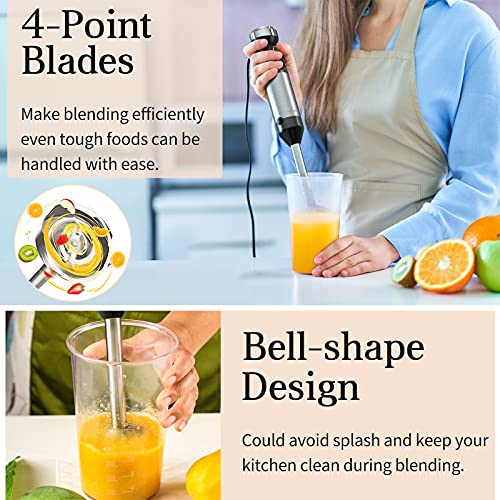 Black 500 Watt Stainless Steel Immersion Blender R89340