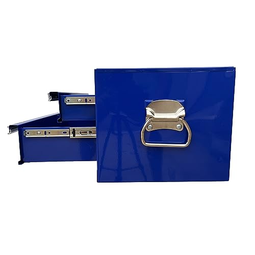 Blue 2 Drawer Metal Tool Chest Z647