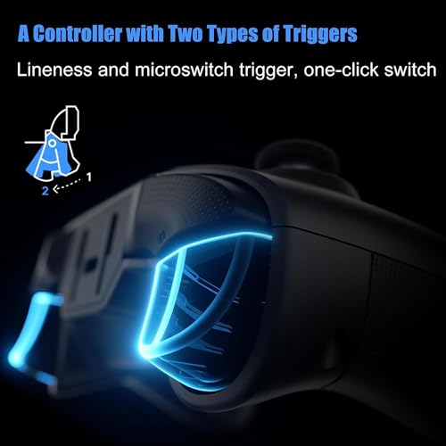 PC Controller with Hall Joystick and 6 Macros Buttons Q8125