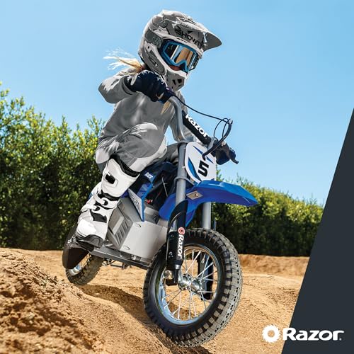 Blue Electric Motocross Bike W261923