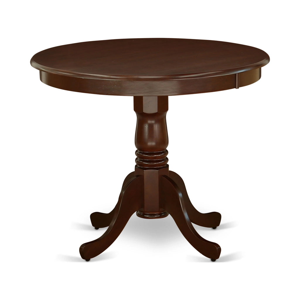 Antique 5-piece Dining Chair and Round Table Set in Mahogany S49163