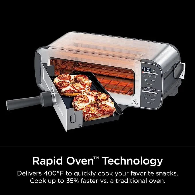 Open Box Compact Toaster Oven Stainless Steel I381